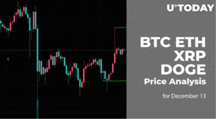 12 月 13 日 BTC、ETH、XRP 和 DOGE 价格分析