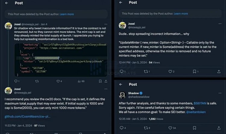 近期 Sei 生态中掀起了关于 Seidow Token 的风波，Shadow 被曝涉嫌骗局。