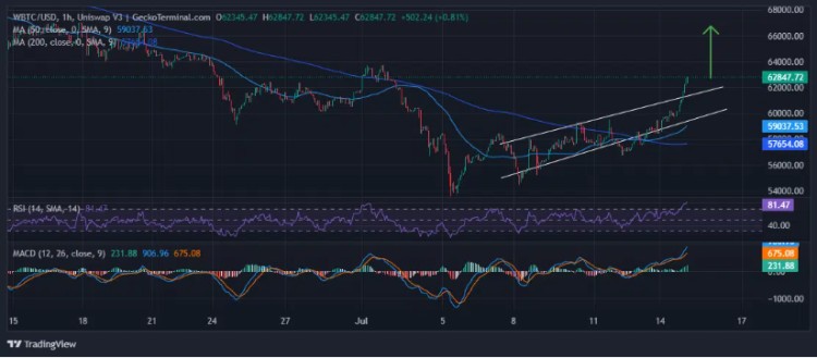 BTC价格预测：比特币涨破62,000美元，有望达到300万美元！